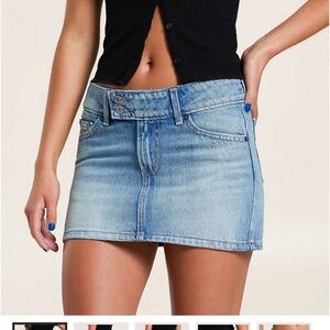 Levi's Low Rise Mini Skirt